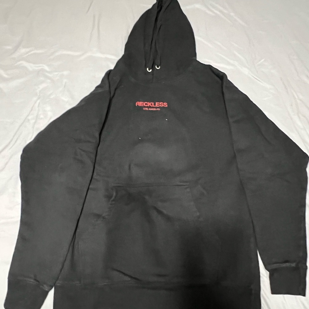 Black reckless hoodie